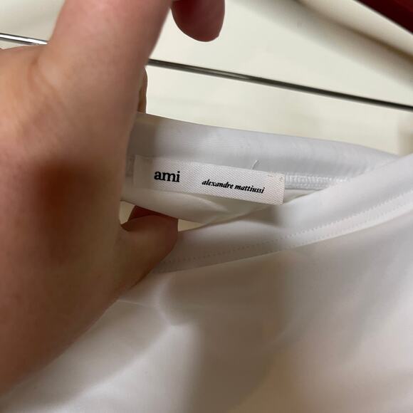 AMI Paris Alexandre Mattiussi White Ami de Coeur Swim Briefs in white size M - Picture 4 of 9